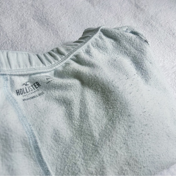 Hollister Feel Good Fleece Dad Joggers Light Blue Small - Short - Picture 9 of 11